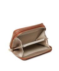 GUESS MERIDIAN Cartera con cremallera alrededor COGNAC - Carteras Mujer - 3