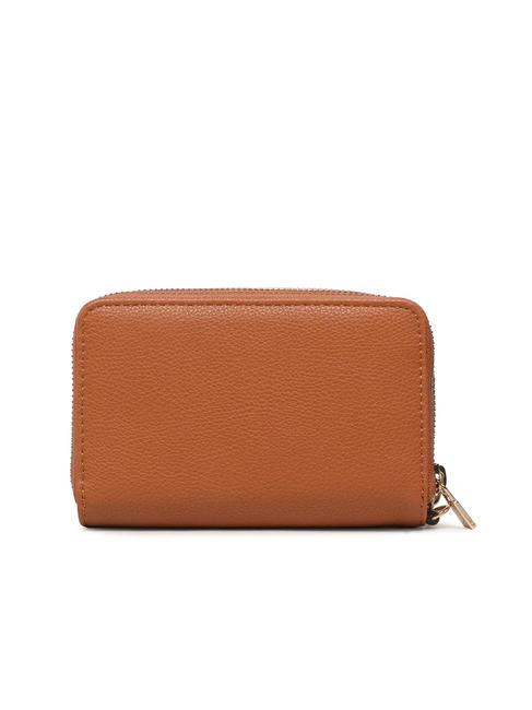 MERIDIAN Cartera con cremallera alrededor COGNAC - Carteras Mujer