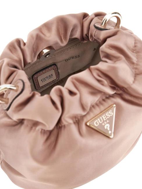 VELINA Bolso tipo bombonera con bandolera de cadena rosa / oro - Bolsos Mujer
