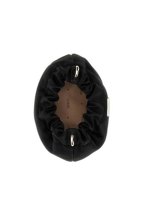 VELINA Bolso tipo bombonera con bandolera de cadena NEGRO - Bolsos Mujer