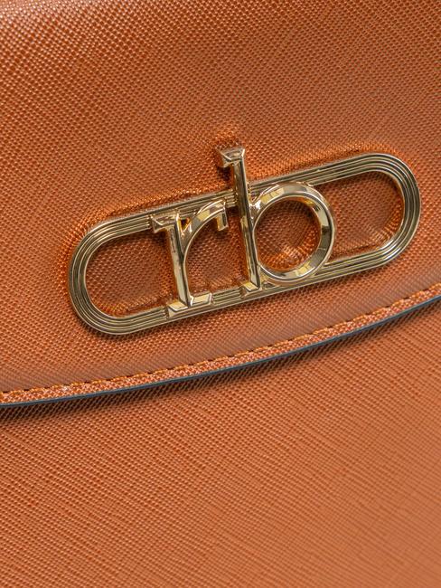 LUCE Bolso tote con bandolera y logo de metal broncearse - Bolsos Mujer