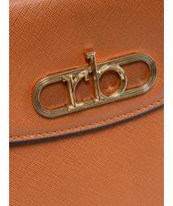 ROCCOBAROCCO LUCE Bolso tote con bandolera y logo de metal broncearse - Bolsos Mujer - 3