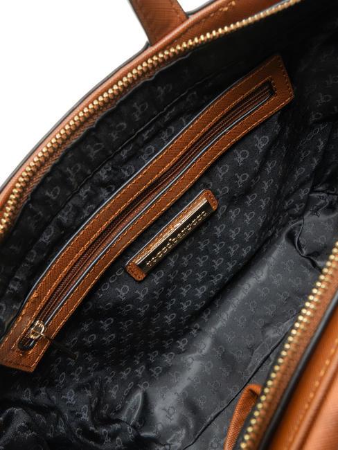 LUCE Bolso tote con bandolera y logo de metal broncearse - Bolsos Mujer