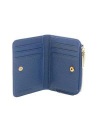 COCCINELLE METALLIC SOFT Cartera Mujer Mediana Azul de Curazao - Carteras Mujer - 2