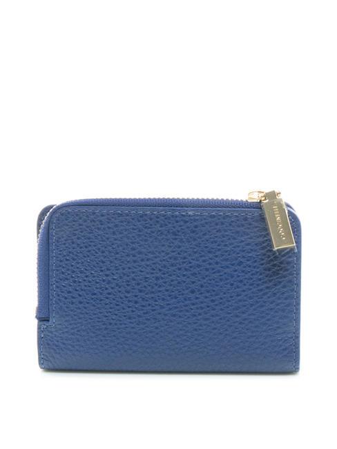 METALLIC SOFT Cartera Mujer Mediana Azul de Curazao - Carteras Mujer