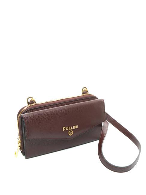 GRAINED Cartera tipo clutch al hombro BURDEOS / B - Carteras Mujer