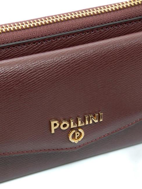 GRAINED Cartera tipo clutch al hombro BURDEOS / B - Carteras Mujer