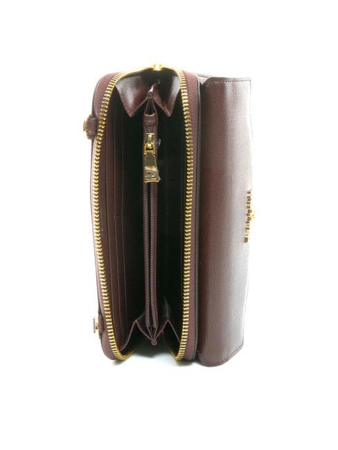 GRAINED Cartera tipo clutch al hombro BURDEOS / B - Carteras Mujer