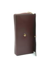 POLLINI GRAINED Cartera tipo clutch al hombro BURDEOS / B - Carteras Mujer - 6