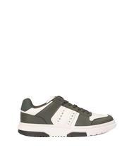 TOMMY HILFIGER TOMMY JEANS Leather Cupsole Zapatillas de piel verde peltre/crudo - Zapatos Hombre - 2