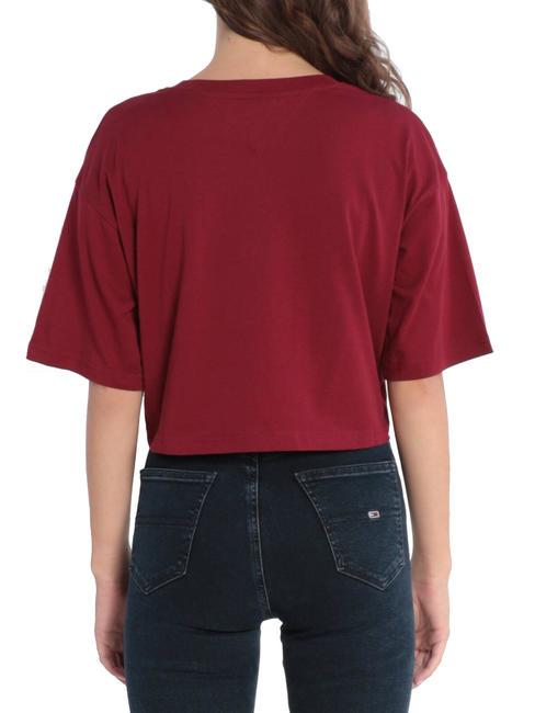 TOMMY JEANS New Varsity Camiseta de algod&oacute;n rojo - camiseta