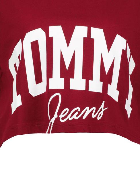 TOMMY JEANS New Varsity Camiseta de algod&oacute;n rojo - camiseta