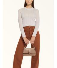 FURLA FLOW Minibolso gris - Bolsos Mujer - 6