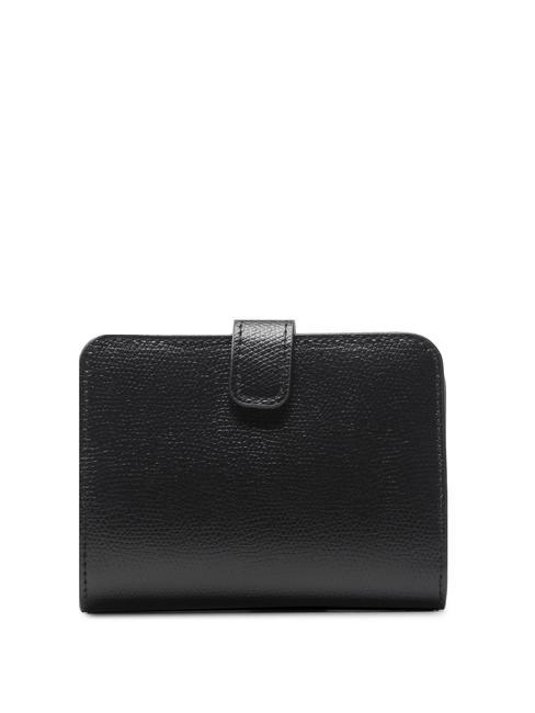 CAMELIA COMPACT Cartera pequeña de piel negro - Carteras Mujer