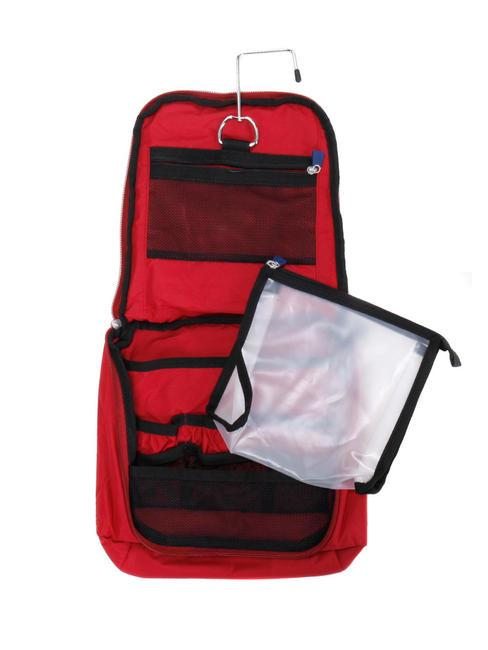 GLOBAL TA Kit de aseo con gancho ROJO - Accesorios de viaje