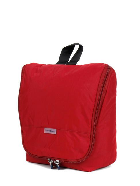 GLOBAL TA Kit de aseo con gancho ROJO - Accesorios de viaje