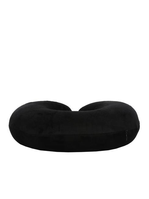 GLOBAL TA Almohada de viaje viscoelástica. NEGRO - Accesorios de viaje
