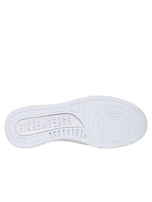 BASKET Zapatillas de piel hielo/rojo - Zapatos Hombre