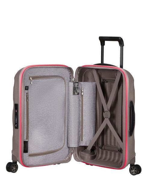 C-LITE Carro extensible para equipaje de mano perla/fucsia - Equipaje de mano