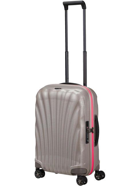 C-LITE Carro extensible para equipaje de mano perla/fucsia - Equipaje de mano