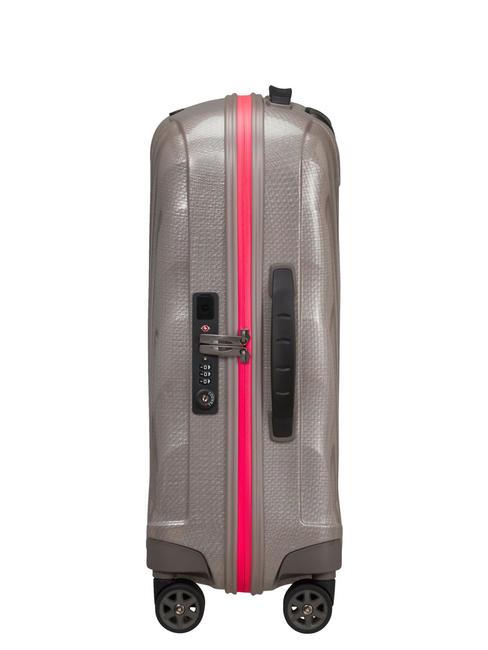 C-LITE Carro extensible para equipaje de mano perla/fucsia - Equipaje de mano