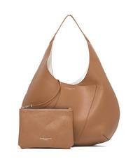 GIANNI CHIARINI EUFORIA Bolso de piel con bolsita toffee-blanco - Bolsos Mujer - 2