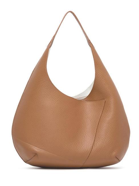 EUFORIA Bolso de piel con bolsita toffee-blanco - Bolsos Mujer