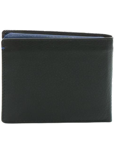 COLOR WALLET Cartera de piel, con monedero. negro/azul marino - Carteras Hombre