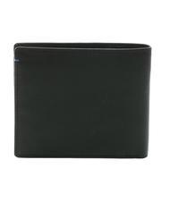 SPALDING COLOR WALLET Billetera de cuero negro/azul marino - Carteras Hombre - 3