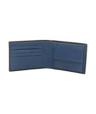 SPALDING NEW YORK COLOR WALLET  Cartera peque&ntilde;a de piel negro/azul marino - Carteras Hombre - 2