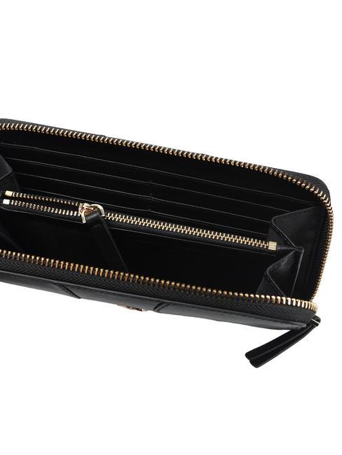 YUMA Cartera grande con cremallera alrededor NEGRO - Carteras Mujer