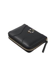 TRUSSARDI YUMA Cartera peque&ntilde;a de piel con cremallera NEGRO - Carteras Mujer - 4