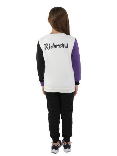 HADEW Chándal de sudadera y pantalón de algodón nube/negro - Chándales para niños