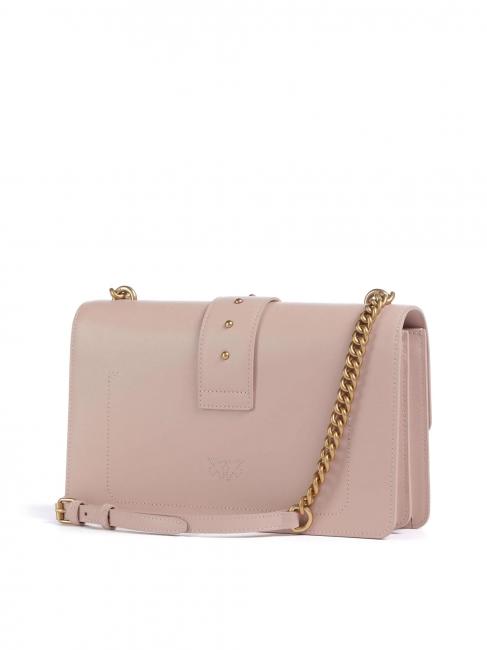 CLASSIC LOVE BAG Una simple bolsa oro antiguo en polvo - Bolsos Mujer