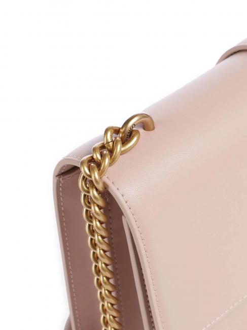 CLASSIC LOVE BAG Una simple bolsa oro antiguo en polvo - Bolsos Mujer