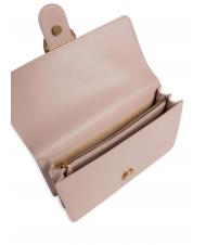 PINKO CLASSIC LOVE BAG Una simple bolsa oro antiguo en polvo - Bolsos Mujer - 4