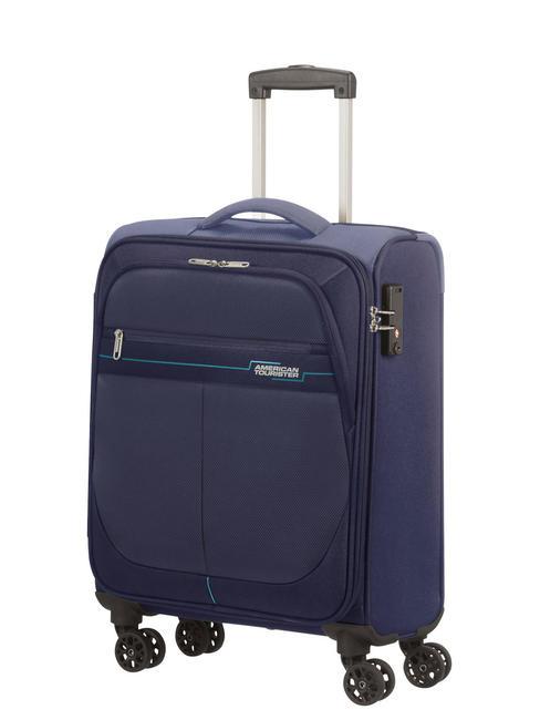 DEEP DIVE Set de 3 carros: cabina, mediano y grande ampliables Azul marino - Set Trolley