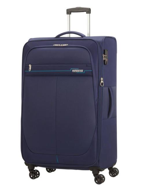 DEEP DIVE Set de 3 carros: cabina, mediano y grande ampliables Azul marino - Set Trolley