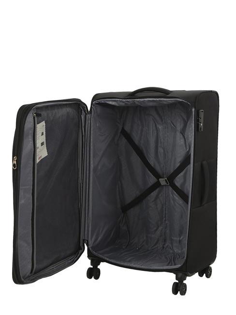 DEEP DIVE Set de 3 carros: cabina, mediano y grande ampliables negro / gris - Set Trolley