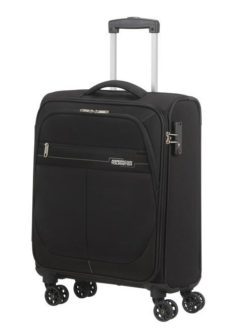 DEEP DIVE Set de 3 carros: cabina, mediano y grande ampliables negro / gris - Set Trolley