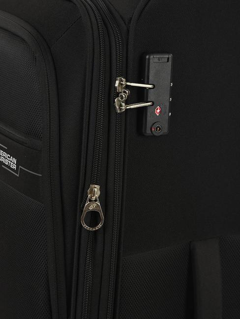 DEEP DIVE Set de 3 carros: cabina, mediano y grande ampliables negro / gris - Set Trolley