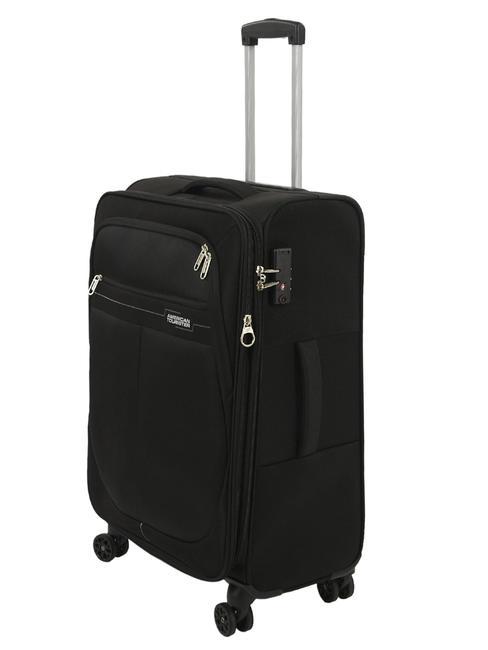 DEEP DIVE Set de 3 carros: cabina, mediano y grande ampliables negro / gris - Set Trolley