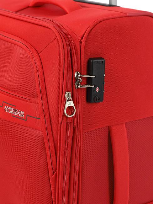 DEEP DIVE Set de 3 carros: cabina, mediano y grande ampliables rojo / gris - Set Trolley