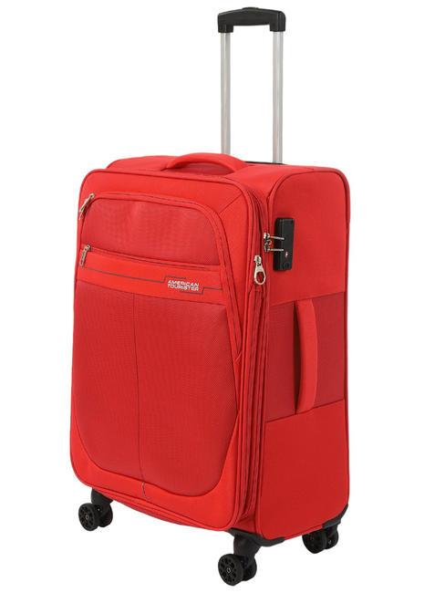 DEEP DIVE Set de 3 carros: cabina, mediano y grande ampliables rojo / gris - Set Trolley