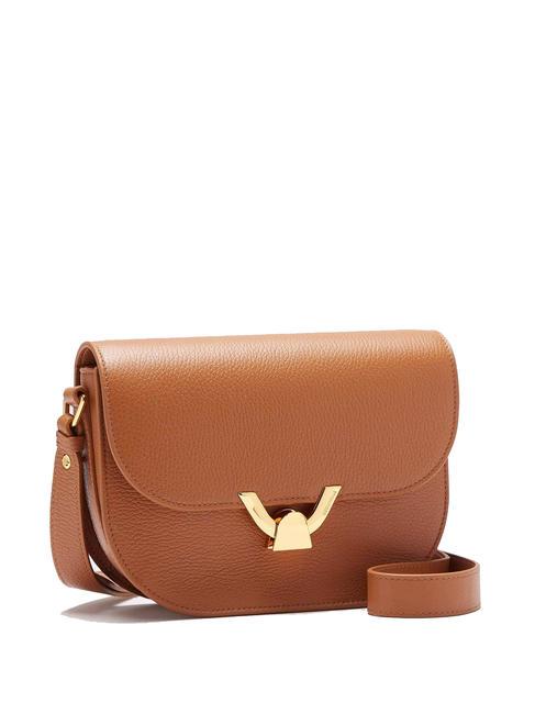 DEW Bolso bandolera de piel martillada CUIR - Bolsos Mujer