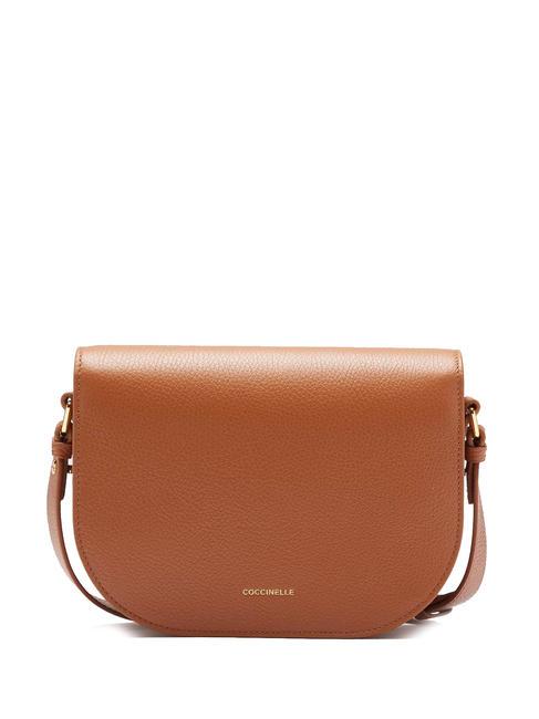 DEW Bolso bandolera de piel martillada CUIR - Bolsos Mujer