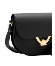 COCCINELLE DEW Bolso bandolera de piel martillada negro - Bolsos Mujer - 3