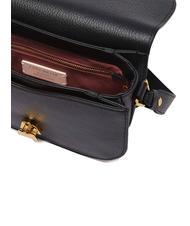 COCCINELLE DEW Bolso bandolera de piel martillada negro - Bolsos Mujer - 5