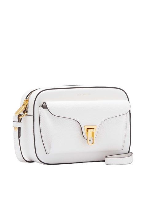 BEAT SOFT Bolso de hombro peque&ntilde;o blanco brillante - Bolsos Mujer