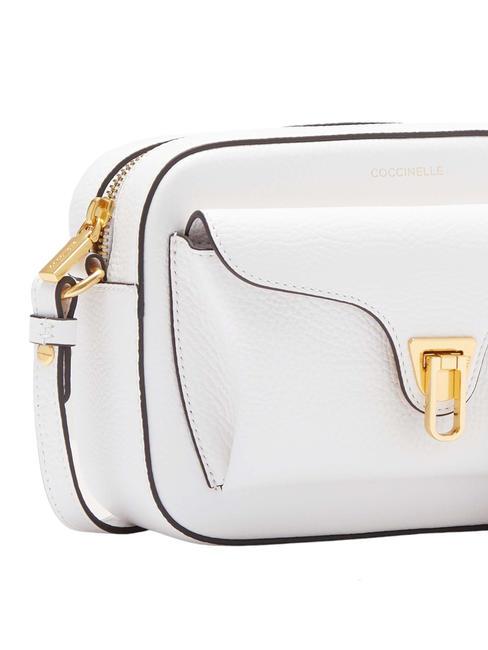 BEAT SOFT Bolso de hombro peque&ntilde;o blanco brillante - Bolsos Mujer